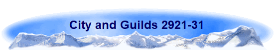 City and Guilds 2921-31